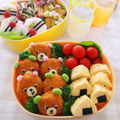 連休中も!お弁当レシピ「スマイル・デコ弁当」