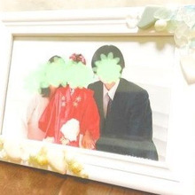 100均フレームに思い出をデコるだけ♡