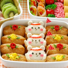 キャラ弁☆運動会のお弁当「しろくまさんのポケット稲荷」の作り方