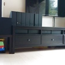 遊ぶ近くに片付ける場所を♪おもちゃをテレビボードに収納で解決