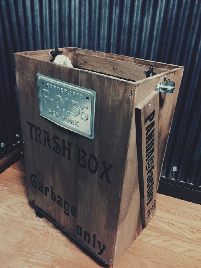 100均グッズで男前ゴミ箱