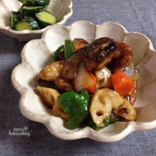 コクの黒酢で♪ボリューム満点*さばの酢豚風