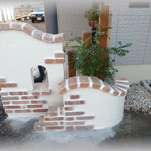 外構DIY☆洋風門袖の作り方