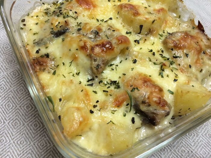 簡単!さばとじゃがいものグラタン