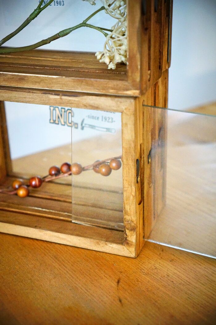 ガラスを引き戸の様に使えば変身自在