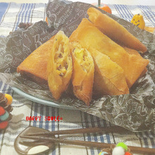 塩サバとさつまいものクリーム春巻き♡