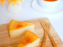 簡単!ホットケーキミックスとヨーグルトで作る なんちゃってチーズケーキ♡