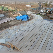 外構DIY☆基礎から造る乱張りの小路の作り方~後編!