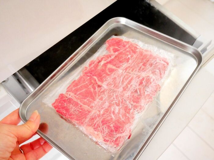 一手間加えるだけ!!お肉を美味しく、長期保存する方法!!