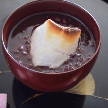 ぜんざいはシリコンスチーマーで簡単に♪