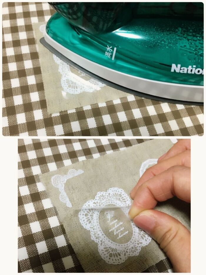 5*アイロンで転写する