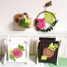 簡単!グルーガンで スグできる♪フェルト コースターの 可愛い小物♪