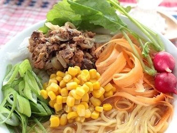 きれいにトッピング