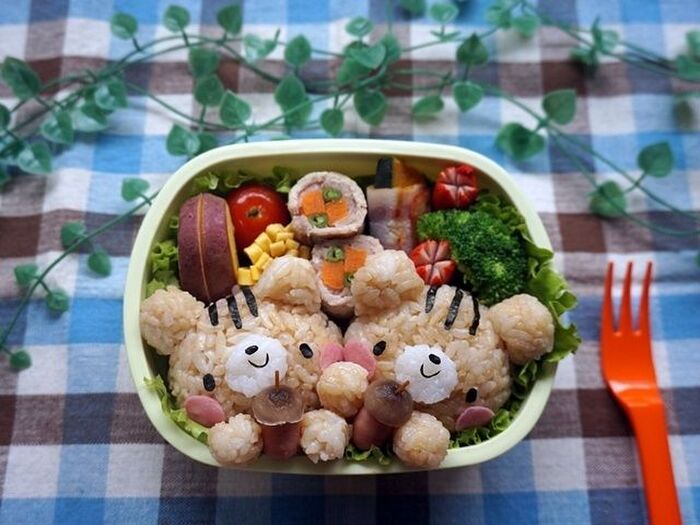 リスのお弁当