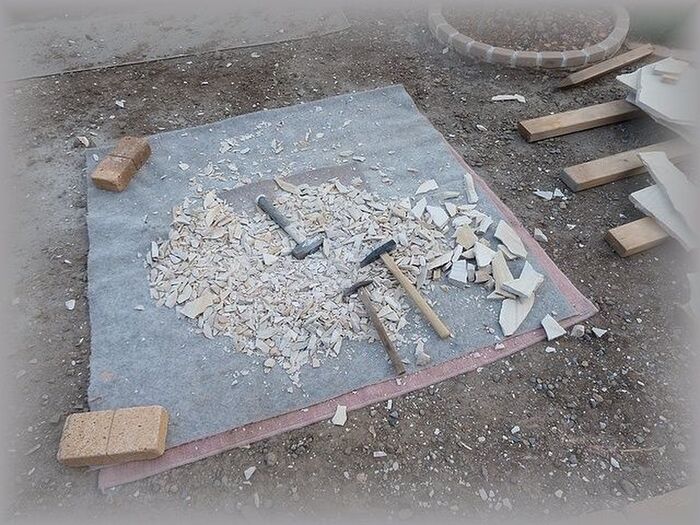 ~乱形石の加工方法~