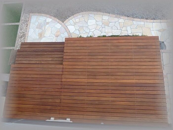 ~ウッドデッキ前から~