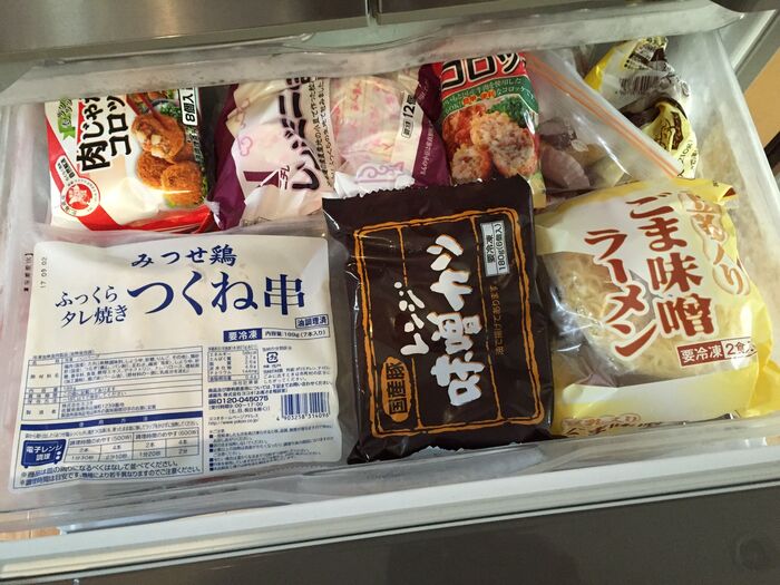 冷凍室中段