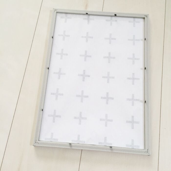 フレームにセットしましょう!