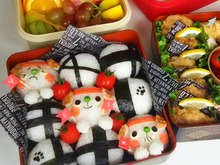 赤組応援♪ワンちゃんの運動会キャラ弁当♡2016