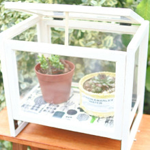 セリアのフォトフレームで♪お家でもお外でも素敵!な見せ収納BOX