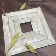 100均フレームで鍋敷き