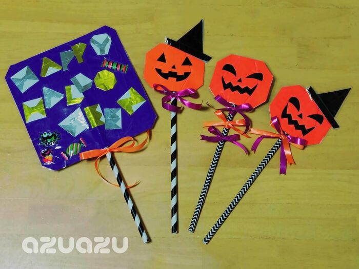 折り紙で作るハロウィン フォトプロップス