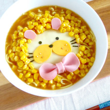 【日清ラ王アレンジレシピ】子供が喜ぶ!コーンたっぷりライオンの味噌ラーメン