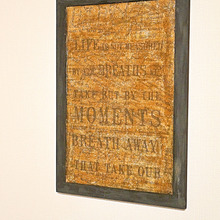 100均コルクボードがデコパージュでアンティーク風サインボードに大変身!