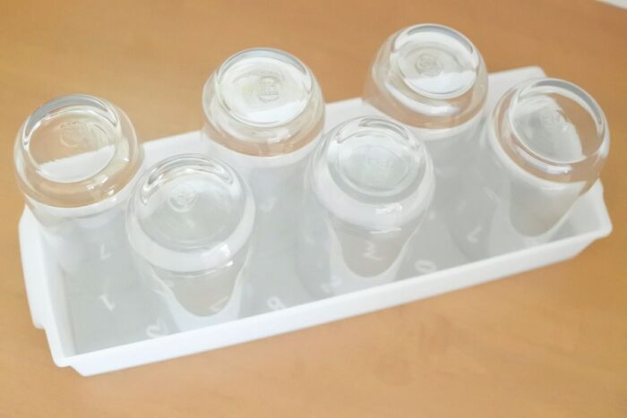 少し高い位置にある棚