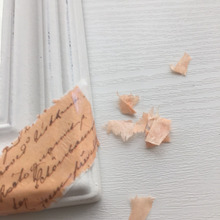 ダイソーデコペーパーでニトリの鏡をデコ★