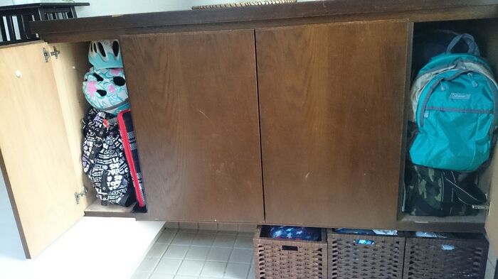 【DIY】入れる場所がない!を解消♪玄関の収納術