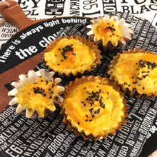 秋です♡セリアのカップdeしっとり美味しいスィートポテトが焼き上がりました◡̈♥︎