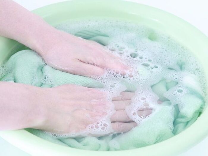 衣類を出来るだけ動かさずに洗濯しよう