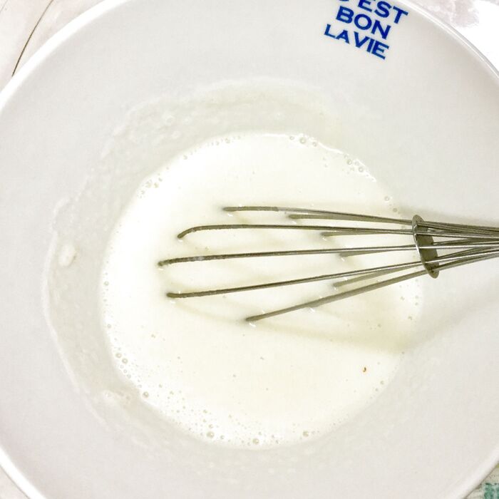 クリームを作ります