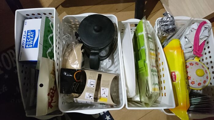 断捨離&トレーで小分け