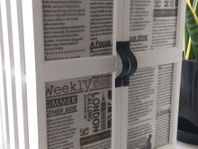 100均のフォトフレームとすのこでDIY !トイレットペーパー収納棚(*^^*)