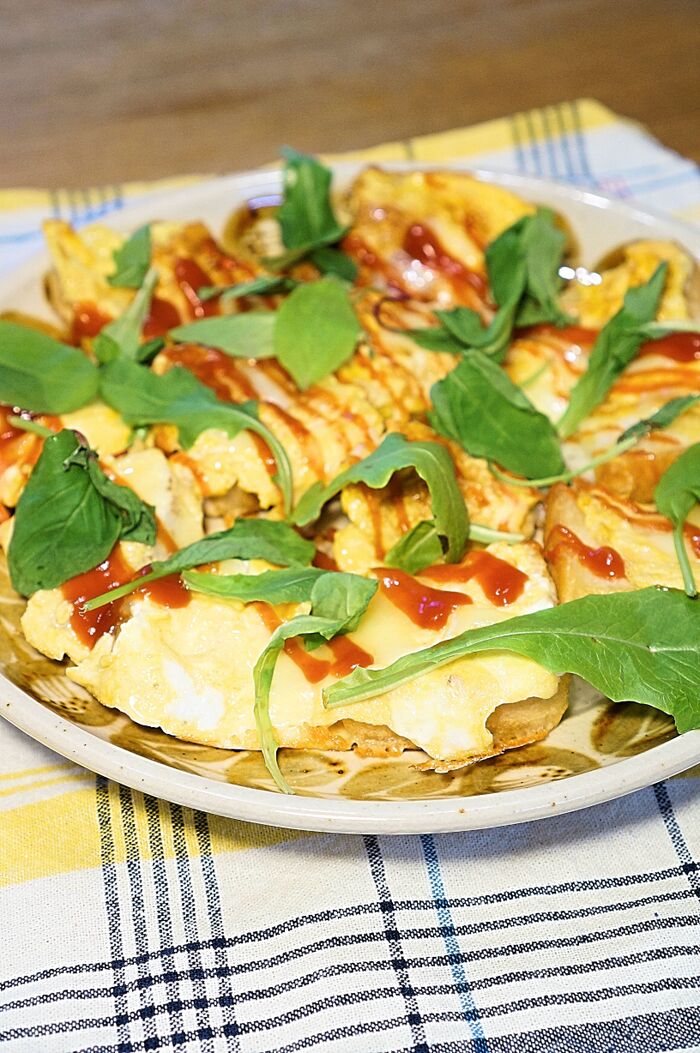 洗い物も少なくて簡単!フライパンでオムチーズトースト☆