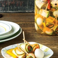 ハロウィンパーティーのおつまみに♪ぐるぐるピクルス(Nico Tableレシピ)