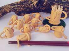 セリア木かるねんど1個で、はにわ形箸置きの作り方!