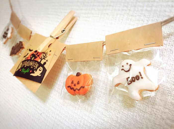 ハロウィンCOOKIEで手作りガーランド