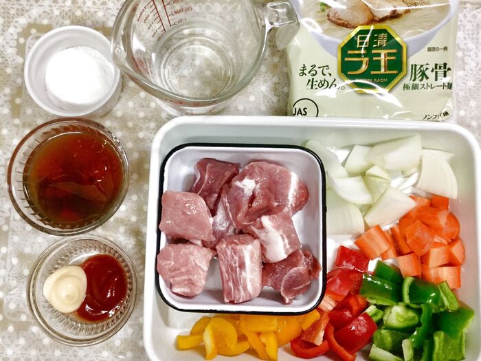 材料と作り方です