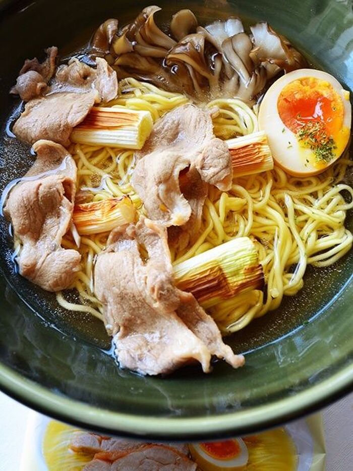 ワイン女子会の〆に合う♪鴨ねぎラ王塩ラーメン