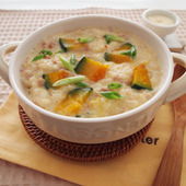 ハロウィンを楽しむ!「かぼちゃの豆乳リゾット」
