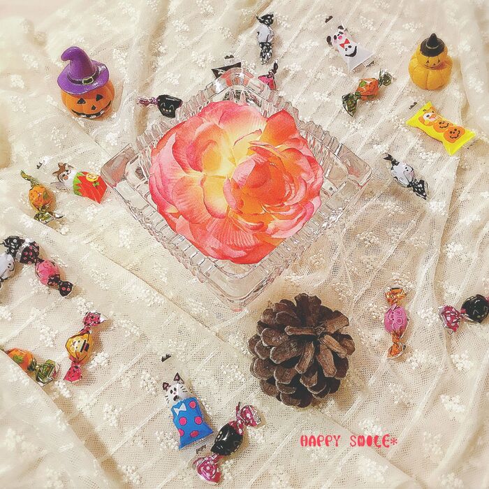 100均2つで簡単!灰皿とガラス皿をくっつけるだけのプチ☆ケーキスタンド♡