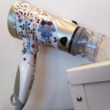 ドライヤーにデコパージュ★家電リメイク術