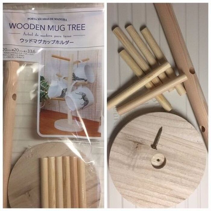 主役のダイソーマグカップツリー