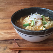 エビとアボカドのふわ玉味噌ラーメン