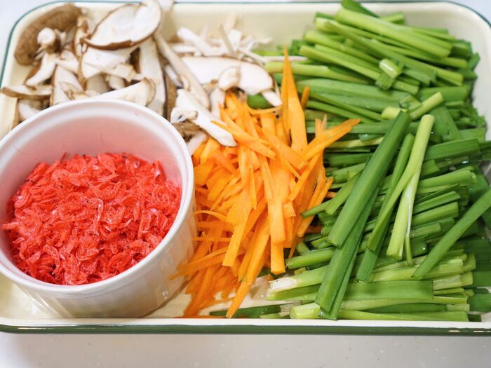 1.材料を切ります