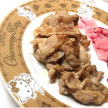 ポークソテー♪塩麹と すりおろしりんごの 焼肉タレ♪