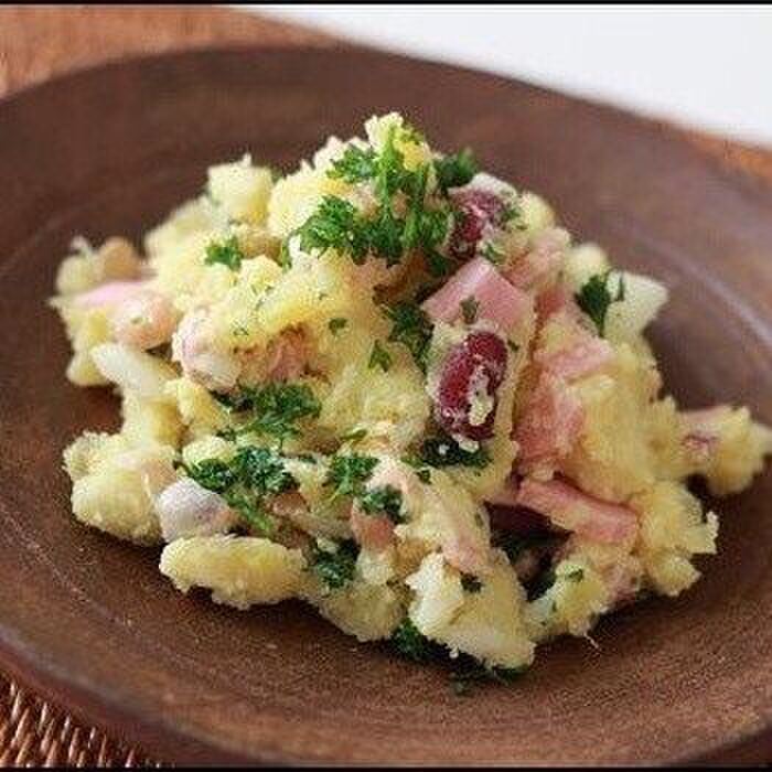 さつまいもとミックスビーンズのポテトサラダ☆